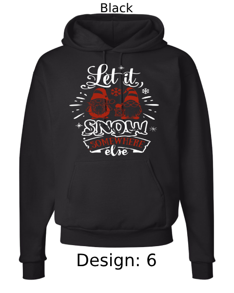 Unisex Christmas Funny Gnome Hoodie Sweatshirt | Custom Hoodie