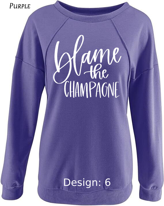 Sweatshirt Women's Funny Alcohol Sweatshirt | Custom Sweatshirt