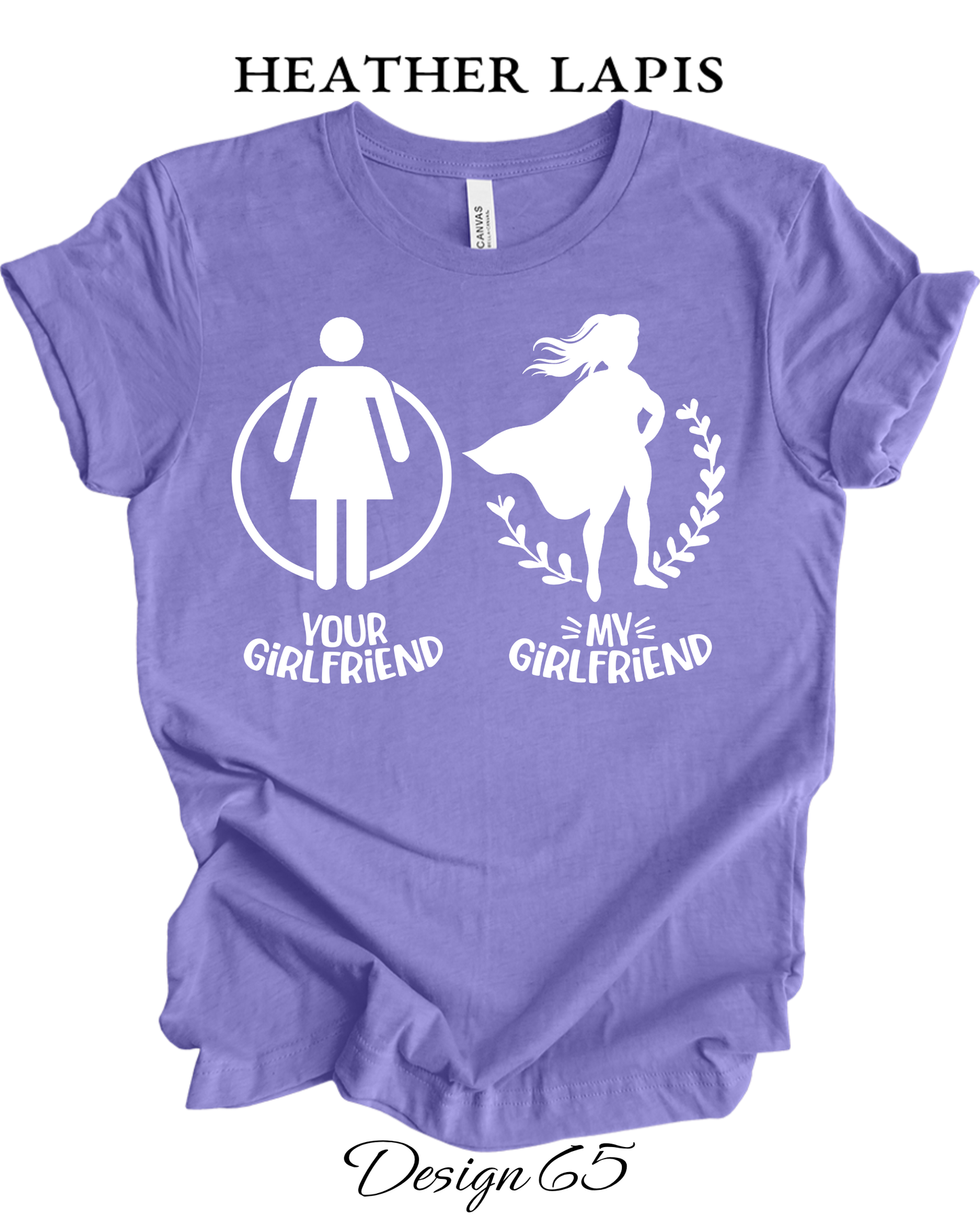 Custom Tee Unisex Crew Neck T-shirts | His & Hers Couples Matching Shirts