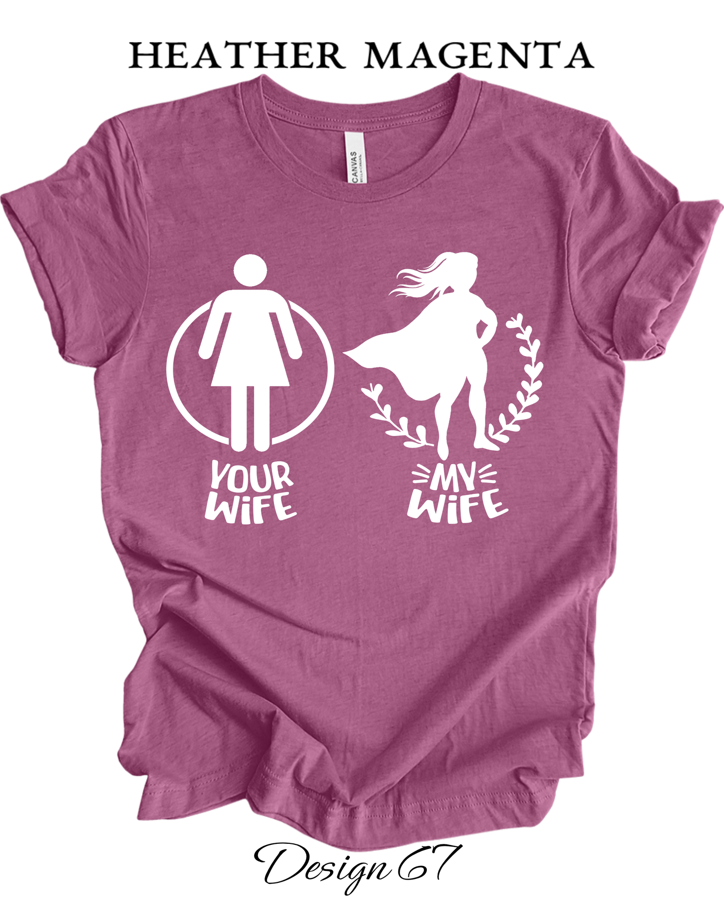 Custom Tee Unisex Crew Neck T-shirts | His & Hers Couples Matching Shirts