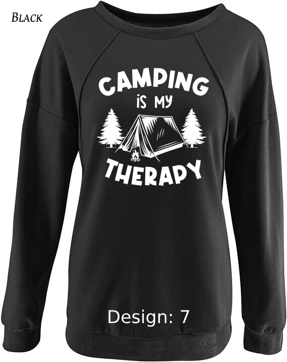 Sweatshirt Women's Camping Sweatshirt | Custom Sweatshirt