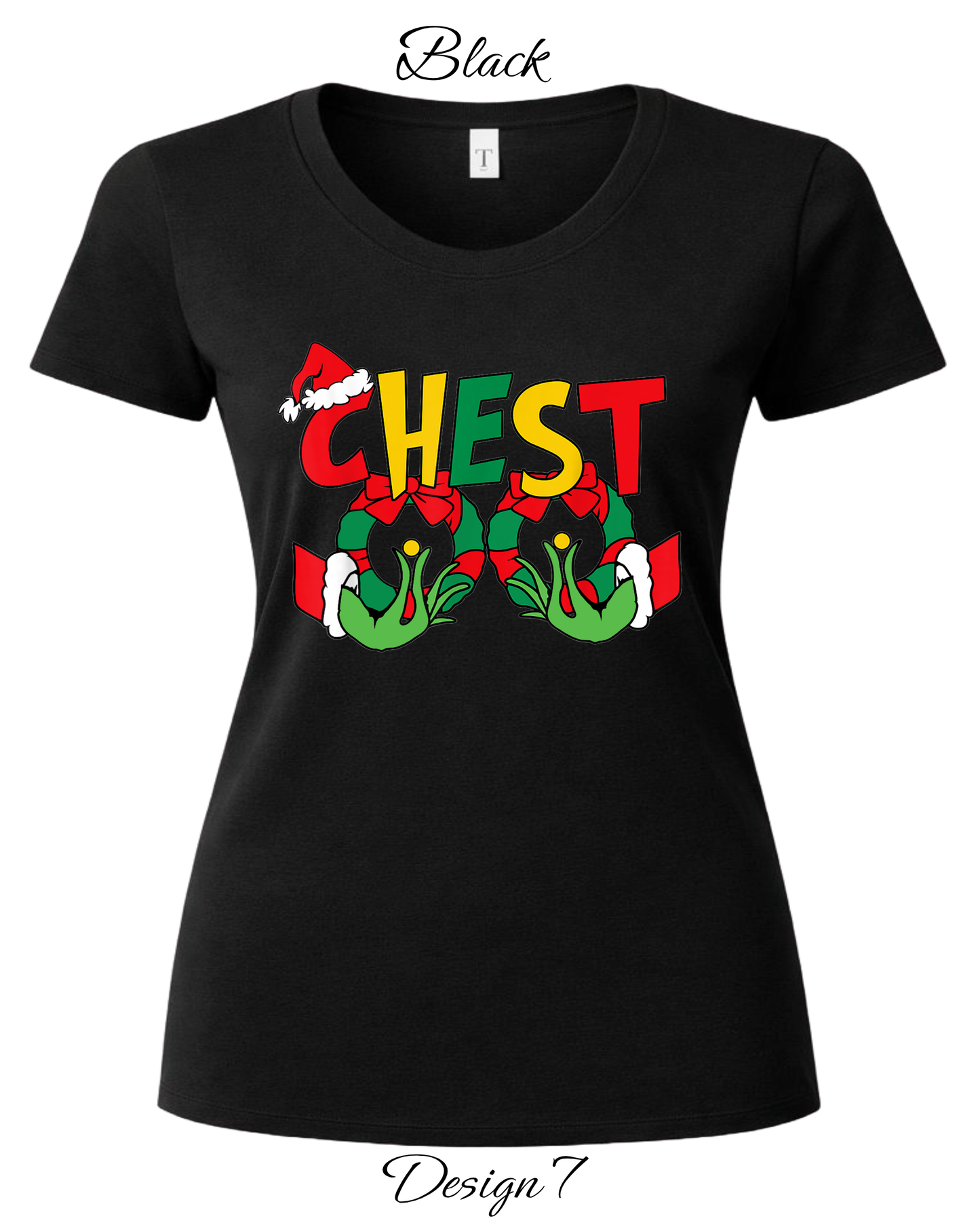 Custom Women's Tank Tops & Tees | Christmas Chest Tee
