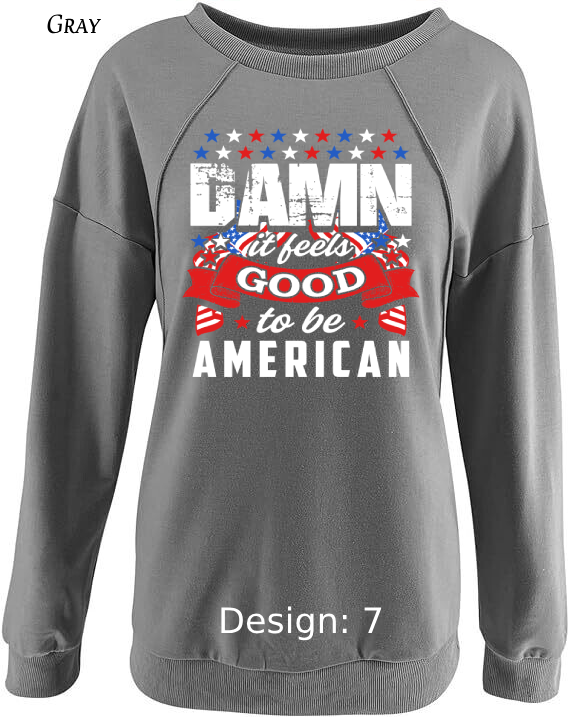 Sweatshirt Women's Patriotic Sweatshirt | Custom Sweatshirt