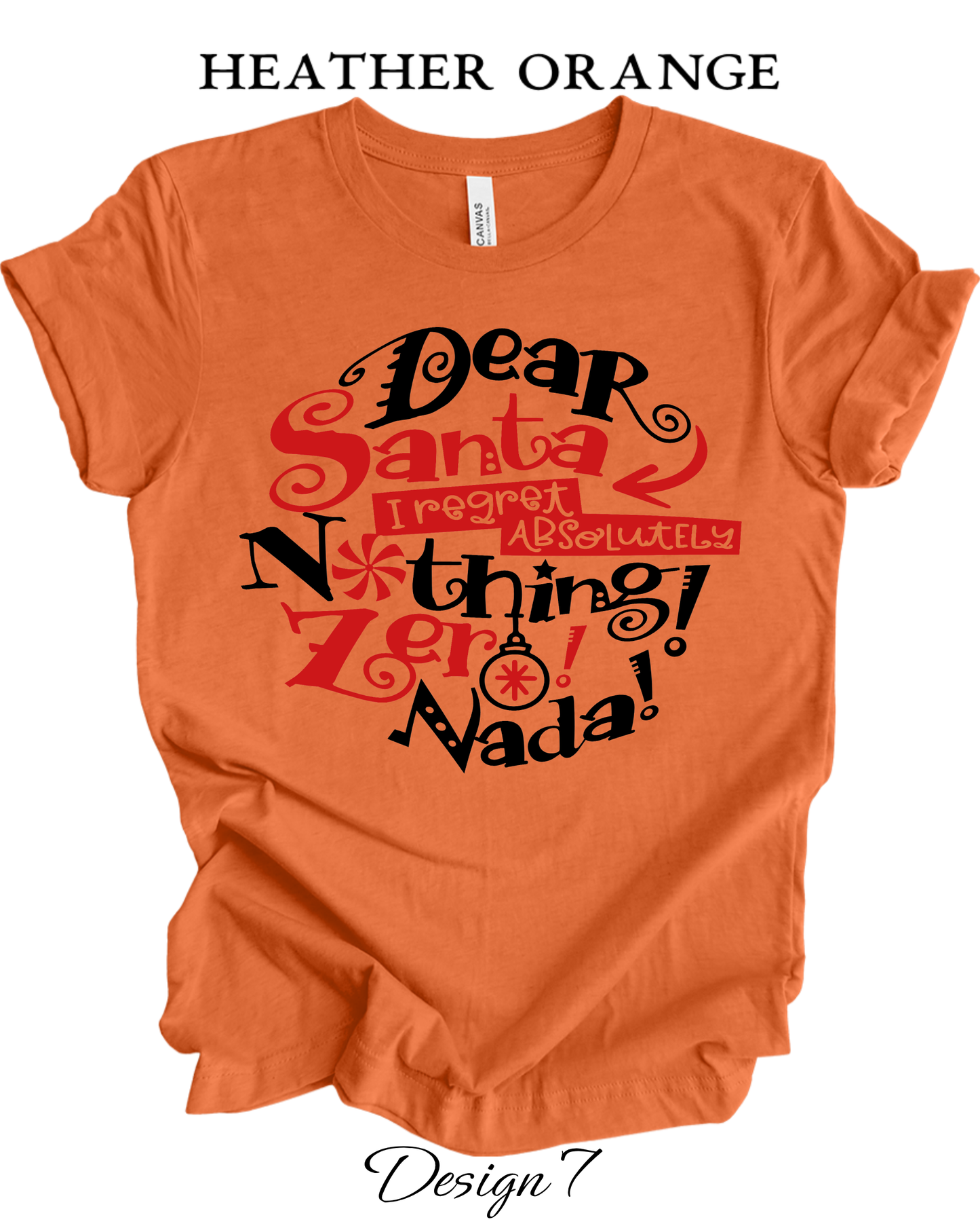 Custom Tee Unisex Crew Neck T-Shirts | Christmas Funny Santa Inspired Tee