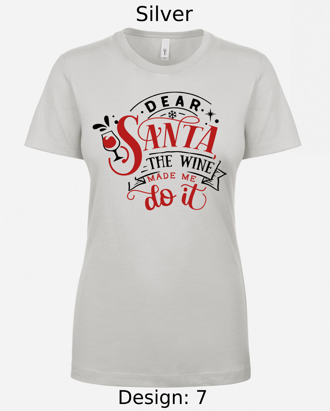 Shirts Women's Customized Tank Tops & Shirts | Christmas Funny Drinking Themed Tee
