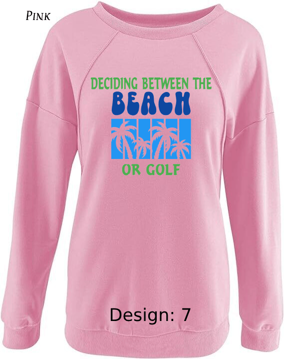 Sweatshirt Women's Golf Sweatshirt | Custom Sweatshirt