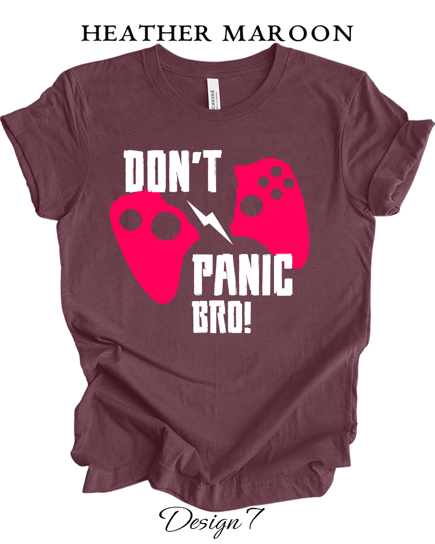 Custom Tee Unisex Crew Neck T-shirts | Video Gaming Inspired Tee