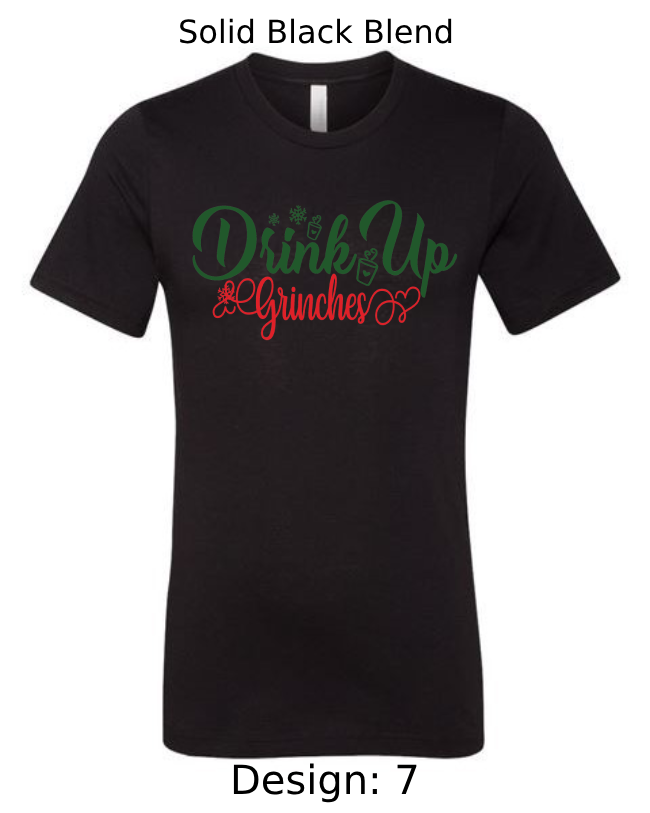 Shirts Men's Customized T-Shirts | Christmas Funny Drinking Themed Tee