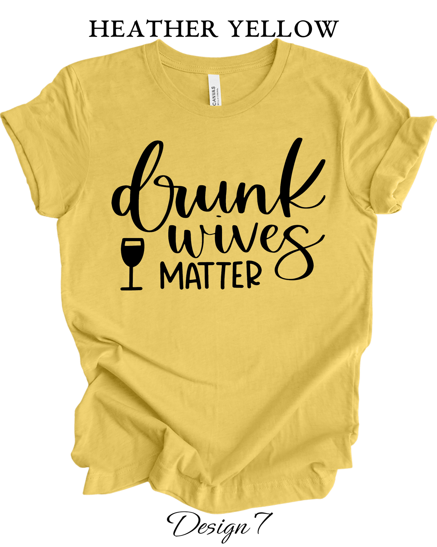Custom Tee Unisex Crew Neck T-Shirts | Funny Wine Inspired Tee