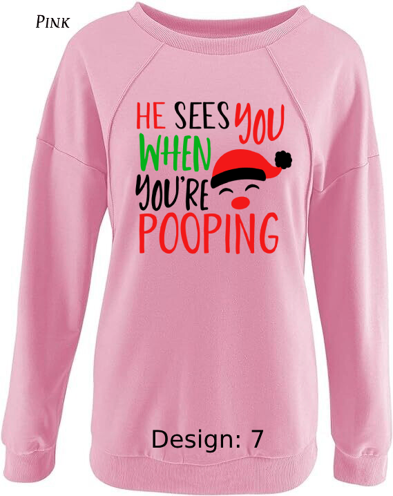 Sweatshirt Women's Christmas Funny Sweatshirt | Custom Sweatshirt