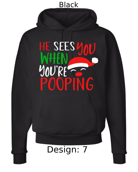 Unisex Christmas Funny Hoodie Sweatshirt | Custom Hoodie