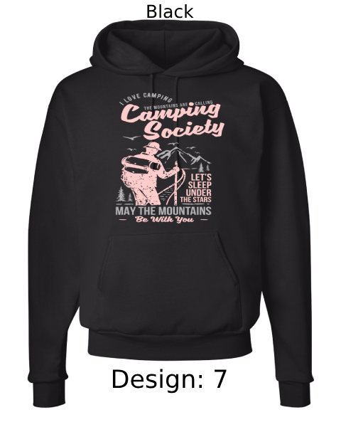 Unisex Camping Hoodie Sweatshirt | Custom Hoodie