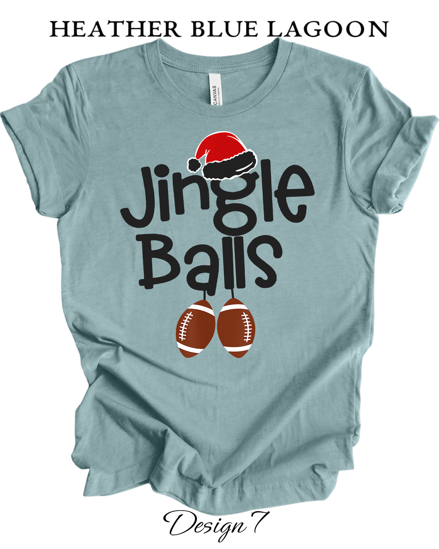Custom Tee Unisex Crew Neck T-Shirts | Christmas Jingle Balls & Tinsel Tits Inspired Tee