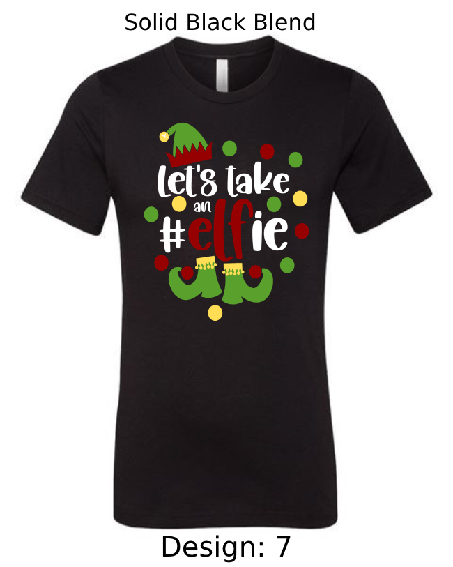 Shirts Men's Customized T-Shirts | Christmas Funny Elf Themed Tee
