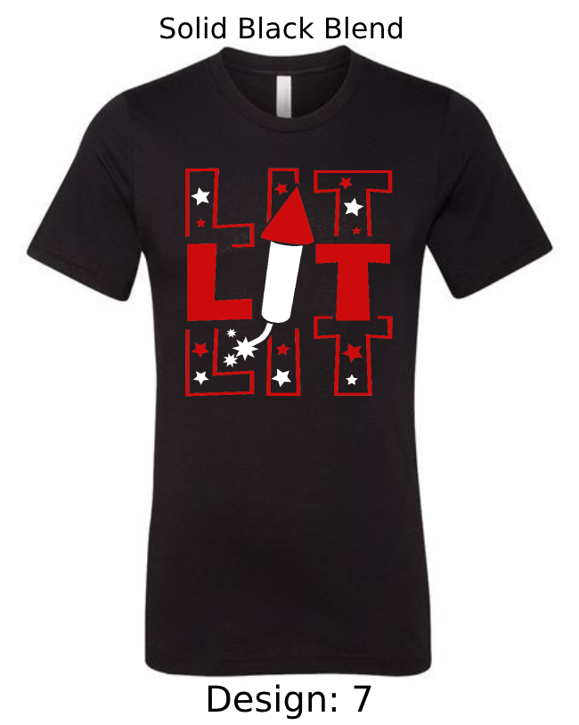 Shirts Men's Customized T-Shirts | 4th of July Themed Tee
