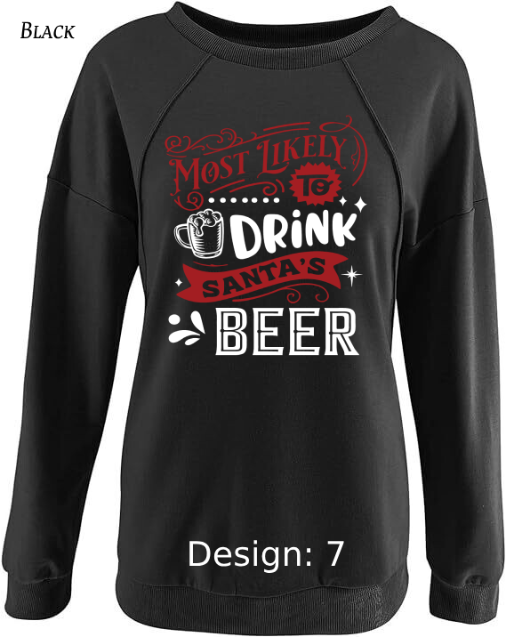 Sweatshirt Women's Christmas Funny Most Likely To Sweatshirt | Custom Sweatshirt