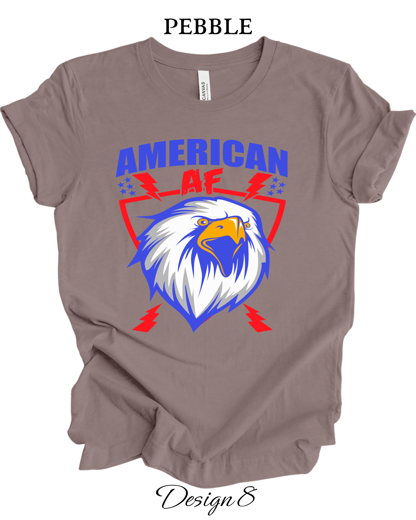 Custom Tee Unisex Crew Neck T-shirts | Patriotic Inspired Tee