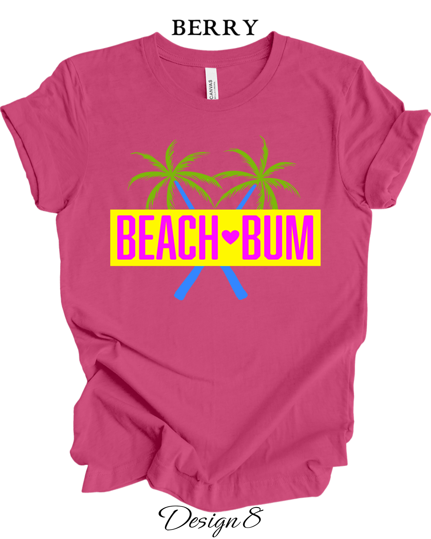 Custom Tee Unisex Crew Neck T-Shirts | Beach Inspired Tee