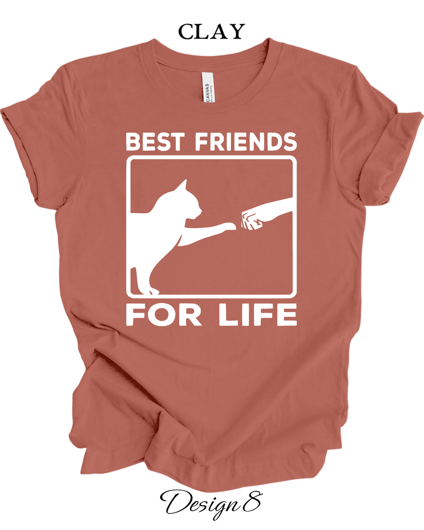 Custom Tee Unisex Crew Neck T-Shirts  | Cat Inspired Tee