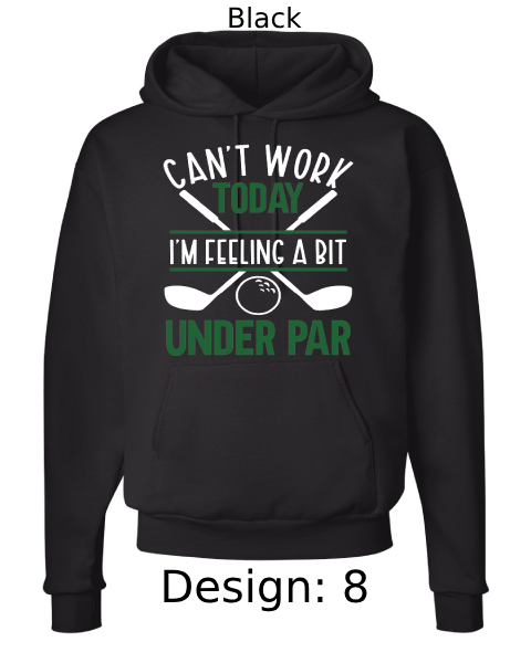Unisex Golf Hoodie Sweatshirt | Custom Hoodie