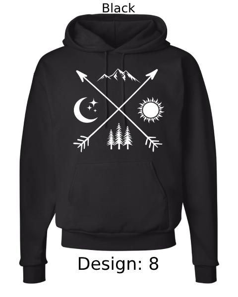 Unisex Camping Hoodie Sweatshirt | Custom Hoodie