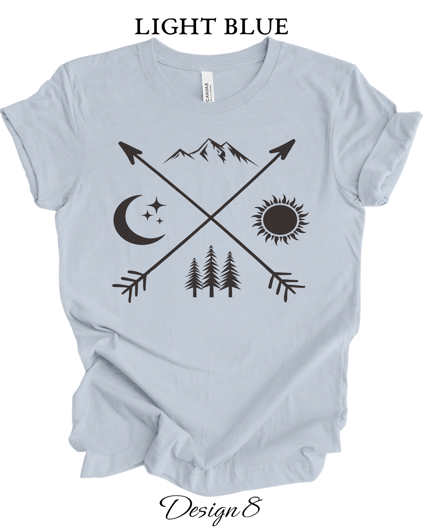 Custom Tee Unisex Crew Neck T-Shirts | Camping, Hiking, & Wilderness Inspired Tee
