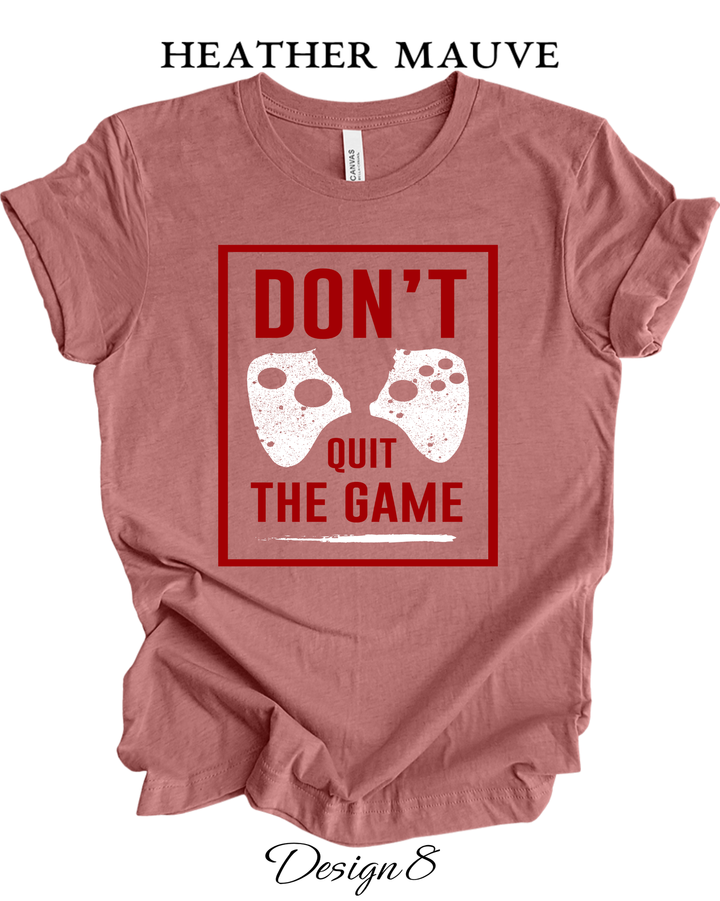 Custom Tee Unisex Crew Neck T-shirts | Video Gaming Inspired Tee