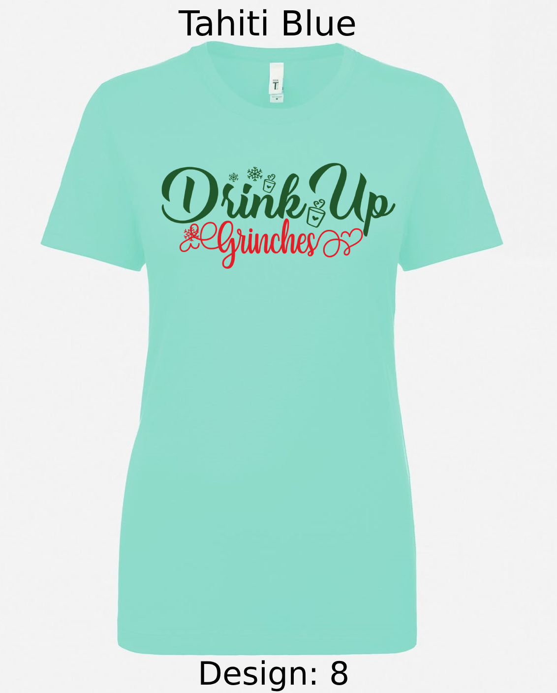 Shirts Women's Customized Tank Tops & Shirts | Christmas Funny Drinking Themed Tee