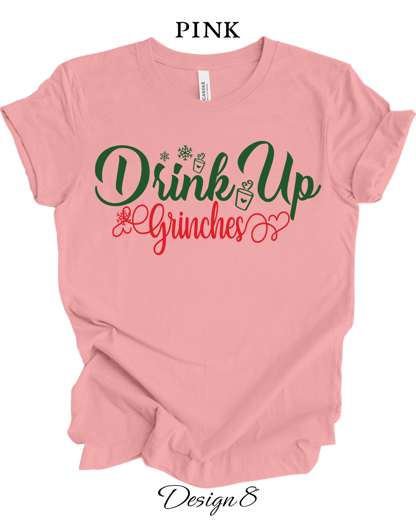 Custom Tee Unisex Crew Neck T-Shirts | Christmas Funny Drinking Inspired Tee