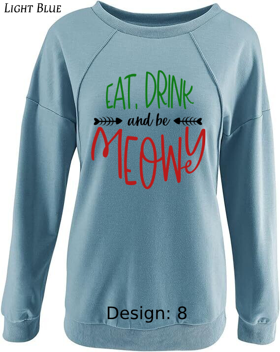 Sweatshirt Women's Christmas Funny Drinking Sweatshirt | Custom Sweatshirt