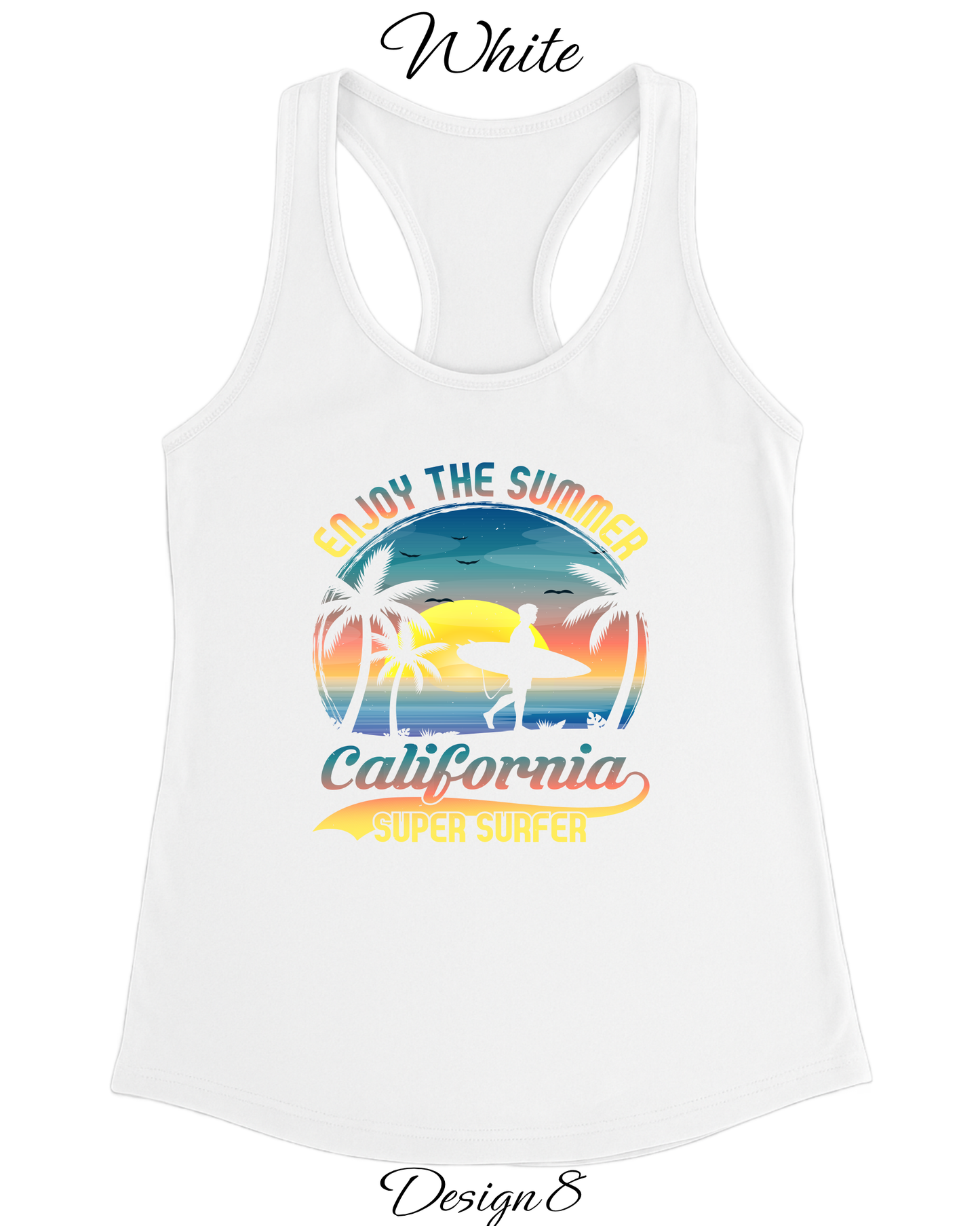 Custom Women's Tank Tops & Tees | Summer, Surfing, & Sunshine Inspired Tee