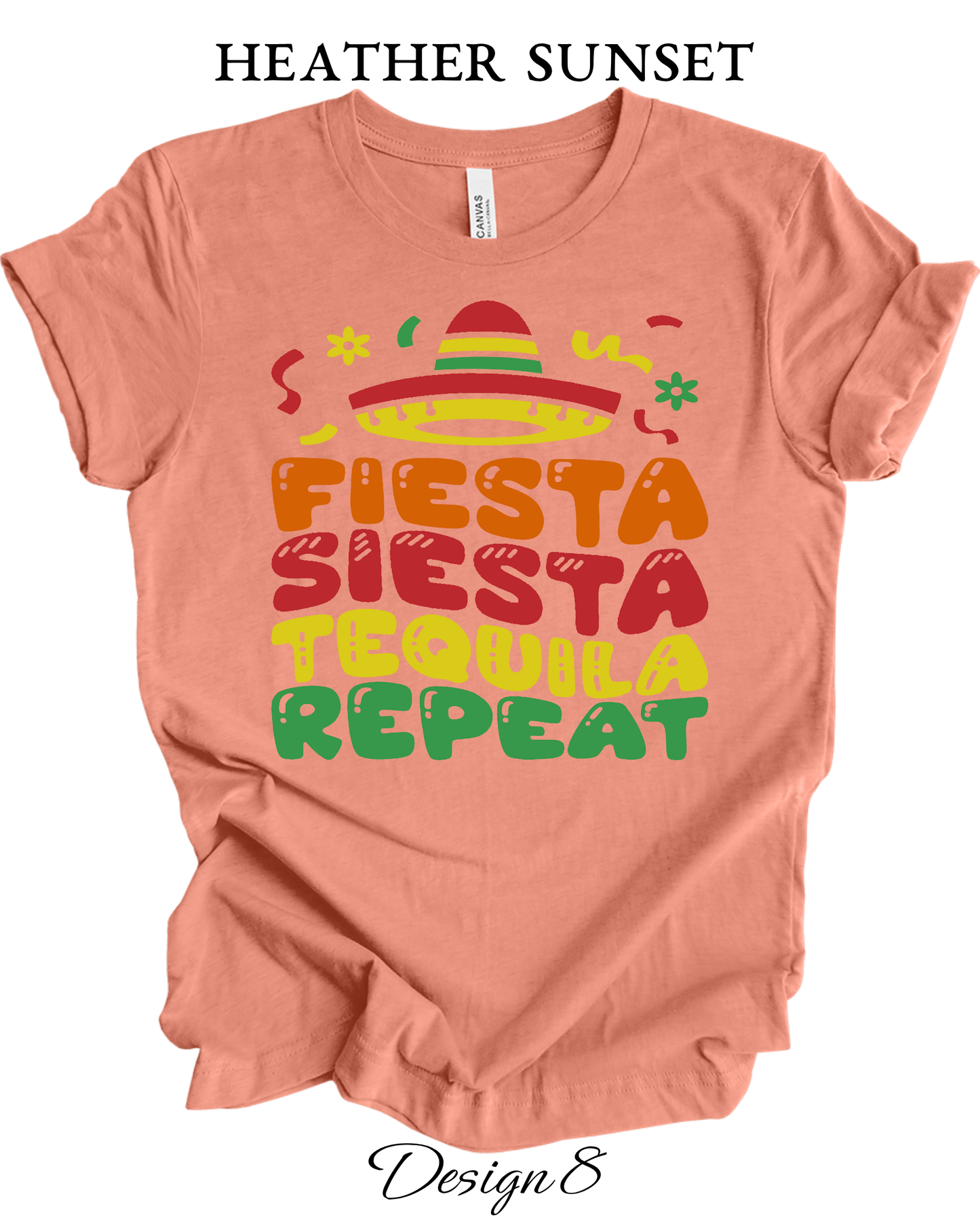 Custom Tee Unisex Crew Neck T-Shirts | Cinco de Mayo Inspired Tee