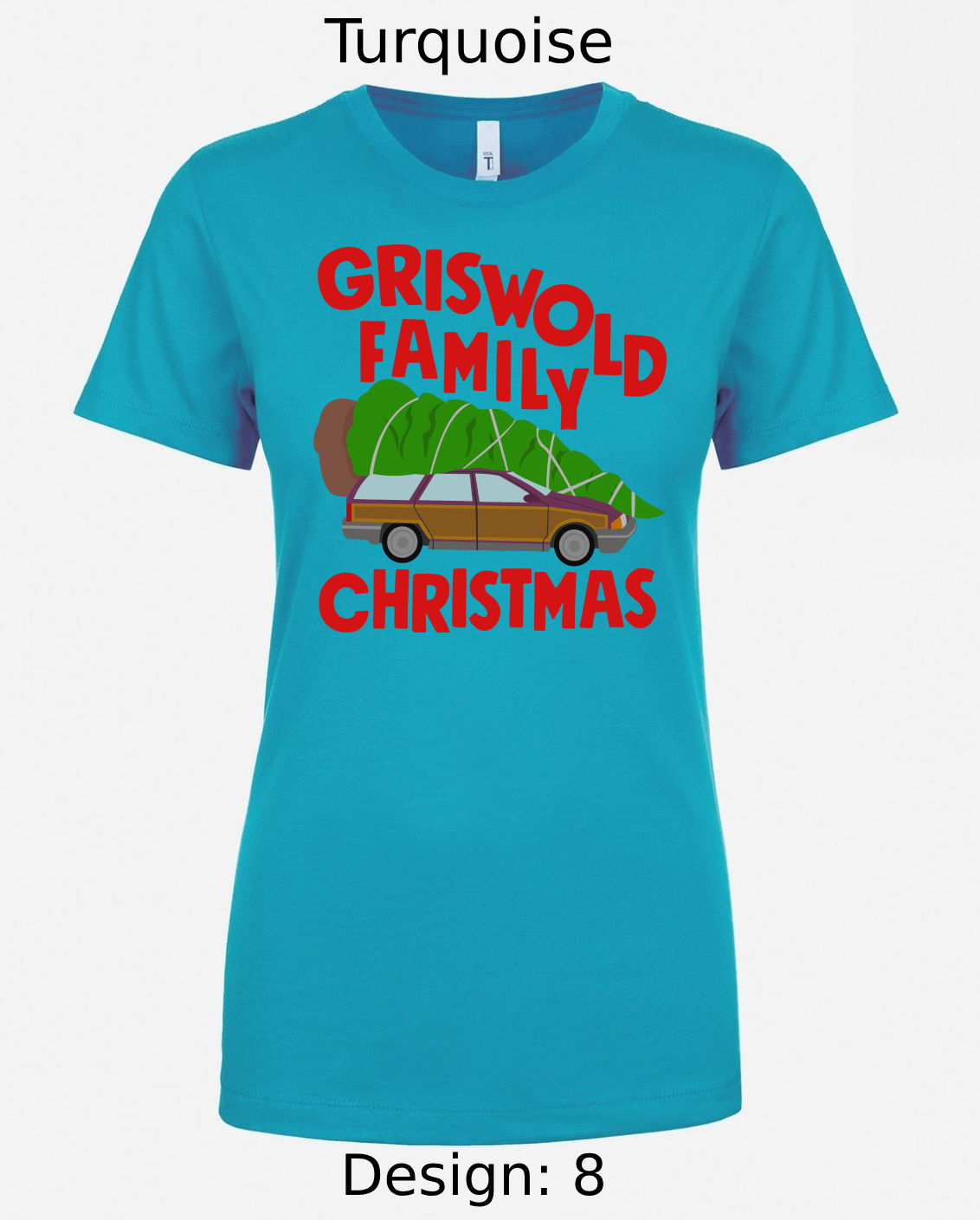 Shirts Women's Customized Tank Tops & Shirts | Christmas Vacation Themed Tee