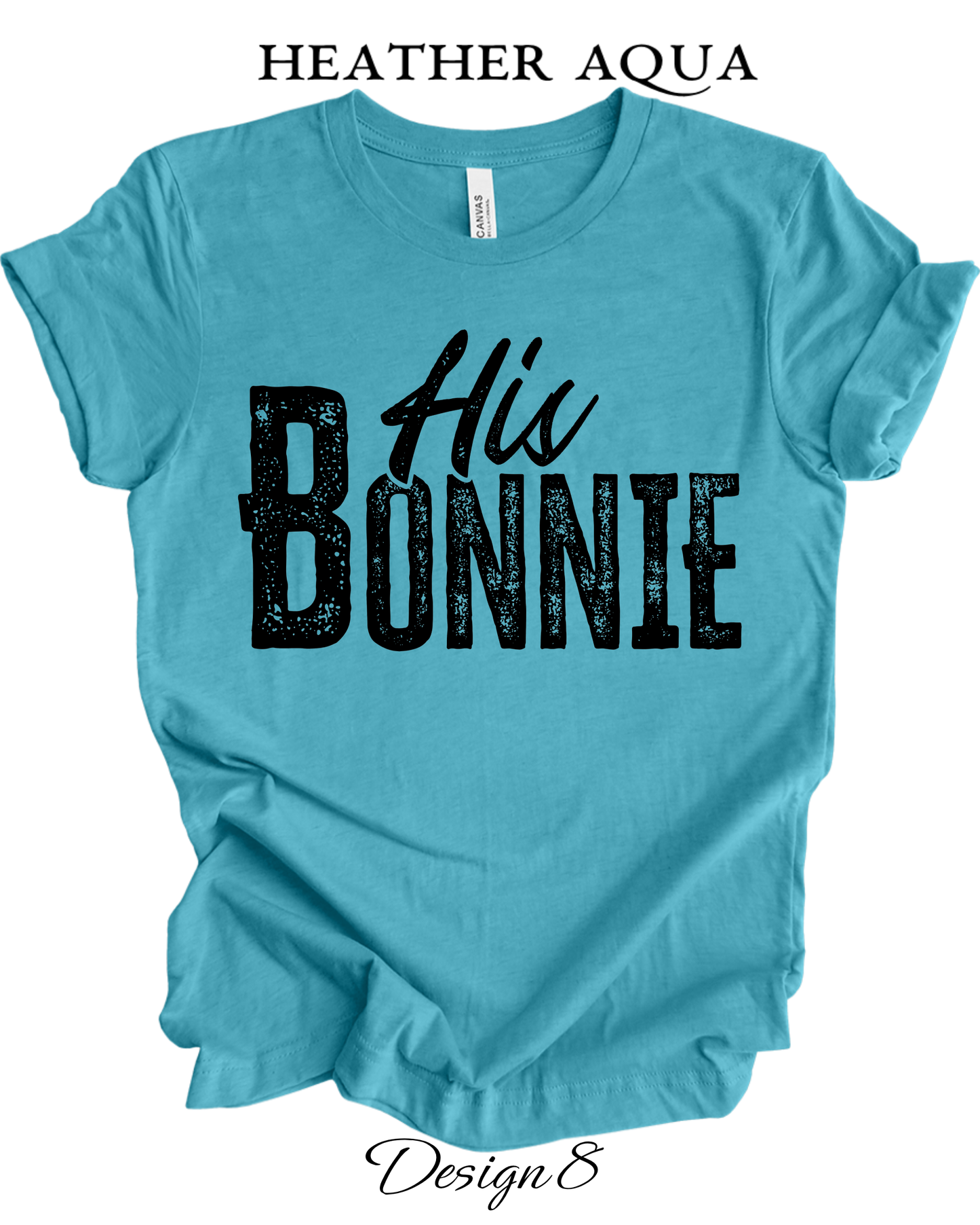 Custom Tee Unisex Crew Neck T-shirts | His & Hers Couples Matching Shirts