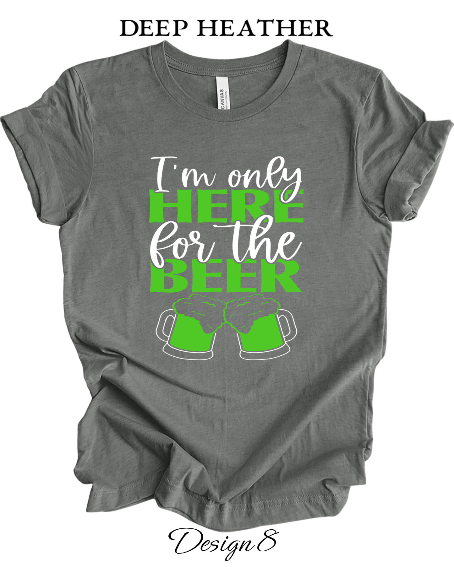 Custom Tee Unisex Crew Neck T-shirts | St. Patrick's Day Inspired Tee