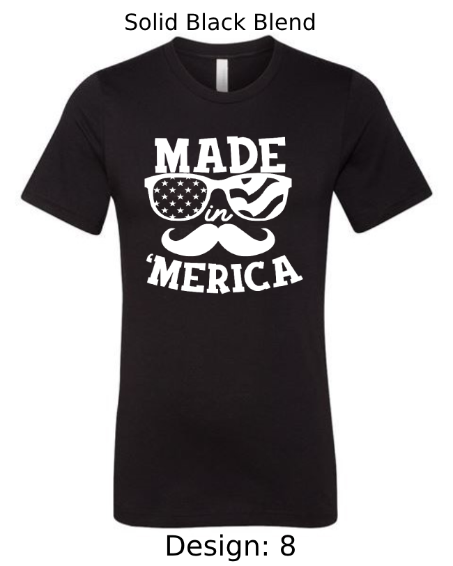 Shirts Men's Customized T-Shirts | 4th of July Themed Tee