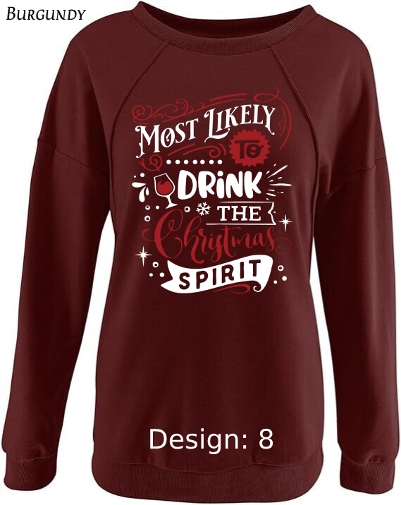 Sweatshirt Women's Christmas Funny Most Likely To Sweatshirt | Custom Sweatshirt