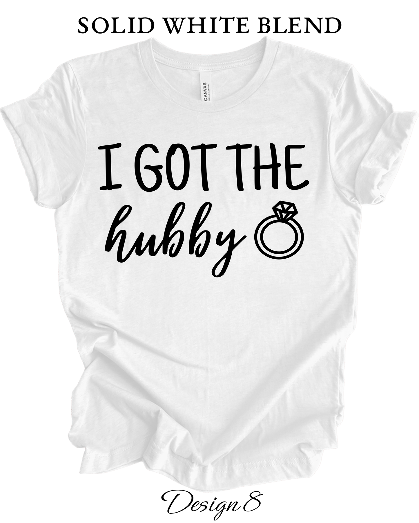 Custom Tee Unisex Crew Neck T-Shirts | Bride, Bachelorette, Brides Maid Group Wedding Shirts