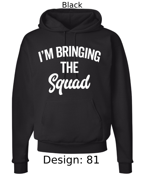 Unisex Group Party Hoodie Sweatshirt | Custom Hoodie