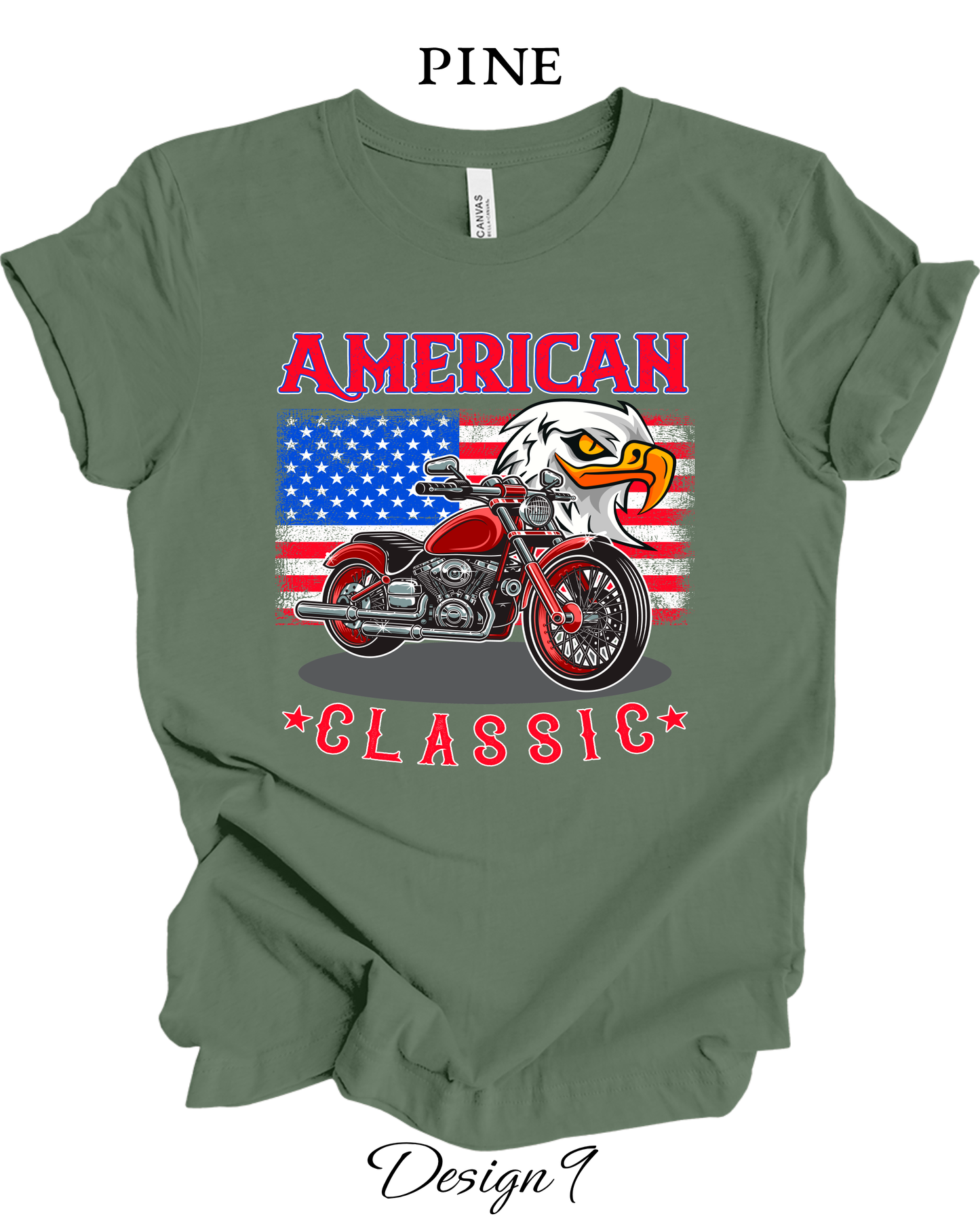 Custom Tee Unisex Crew Neck T-shirts | Patriotic Inspired Tee
