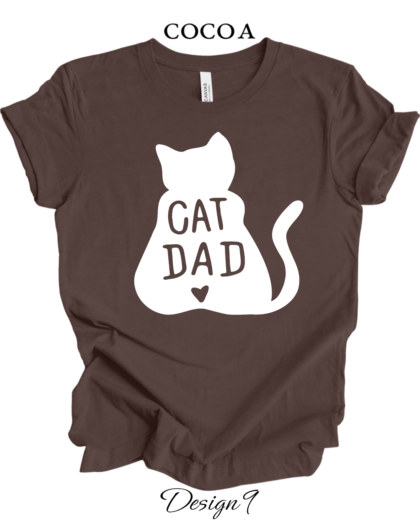 Custom Tee Unisex Crew Neck T-Shirts  | Cat Inspired Tee