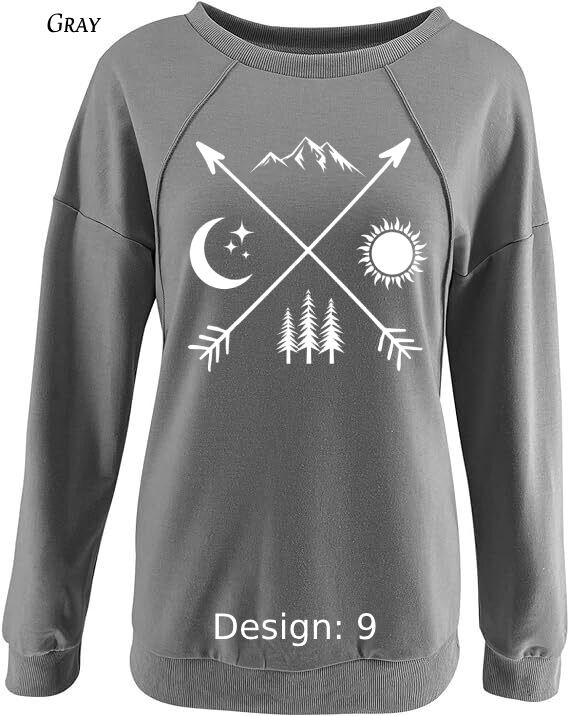 Sweatshirt Women's Camping Sweatshirt | Custom Sweatshirt