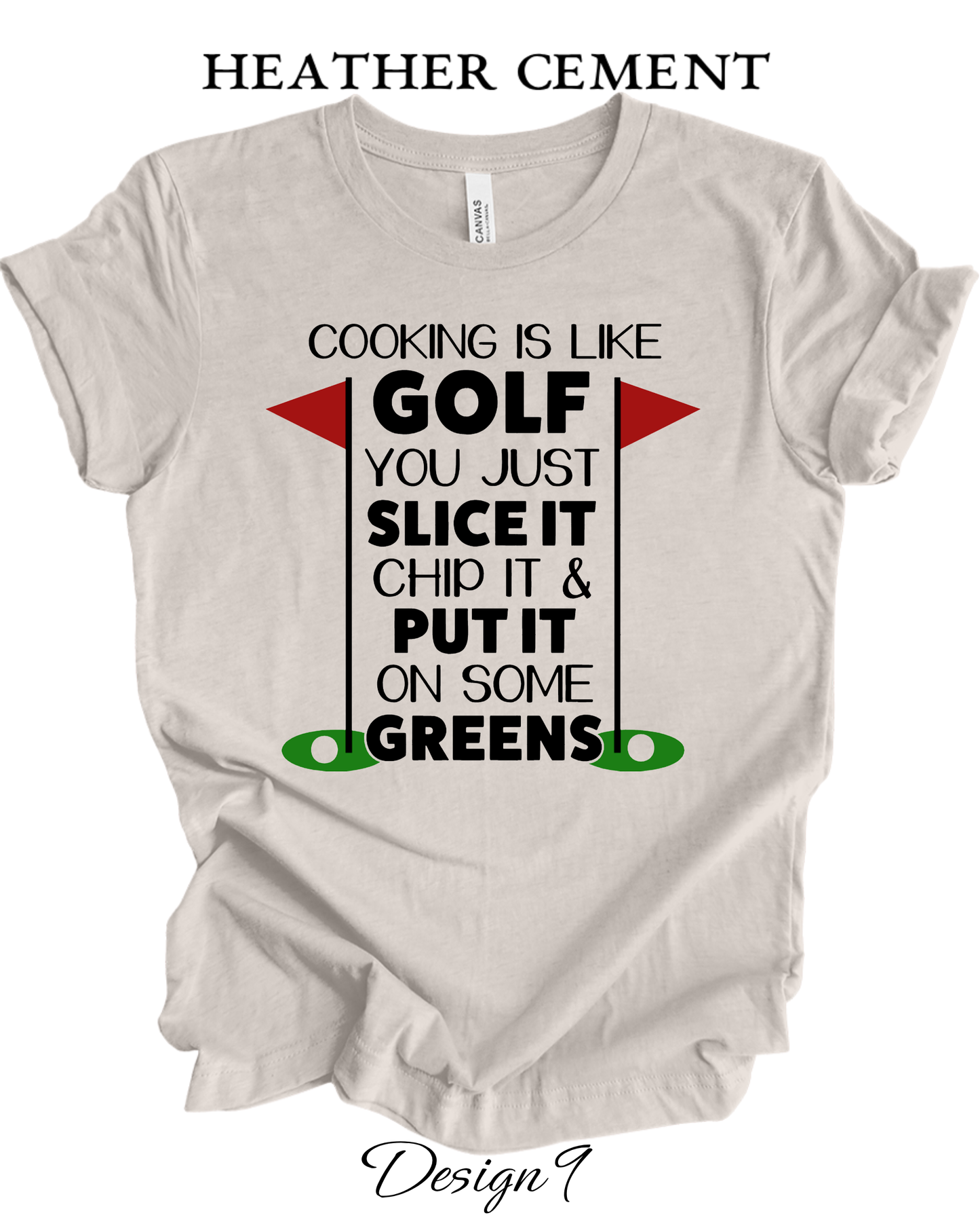 Custom Tee Unisex Crew Neck T-shirts | Golf Inspired Tees