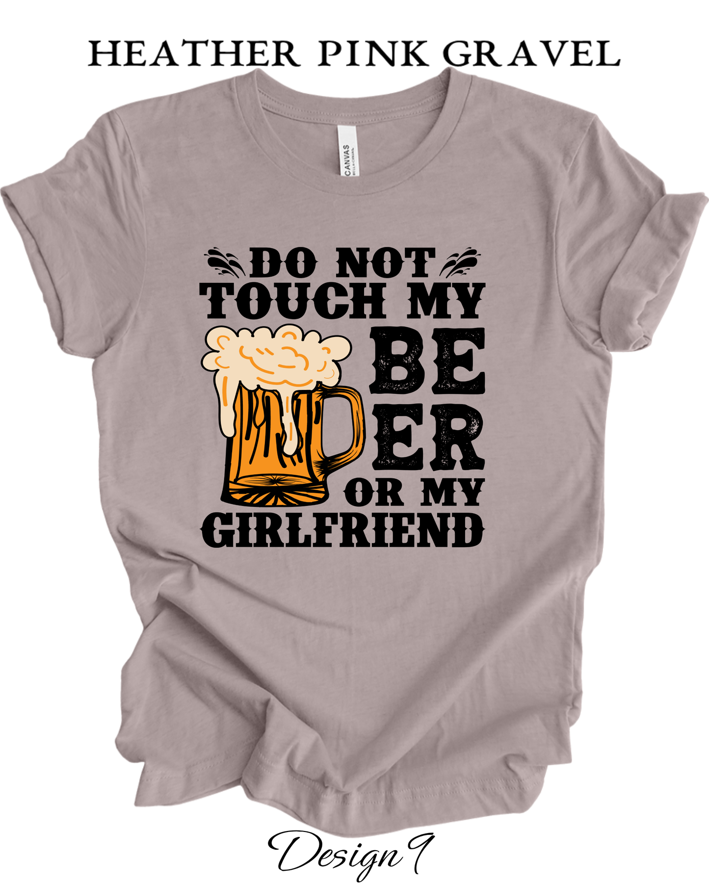 Custom Tee Unisex Crew Neck T-Shirts | Funny Beer Inspired Tee