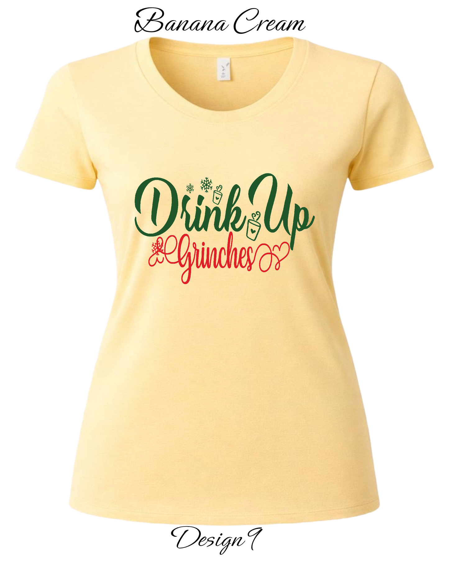 Custom Women's Tank Tops & Tees | Christmas Funny Drinking Inspired Tee