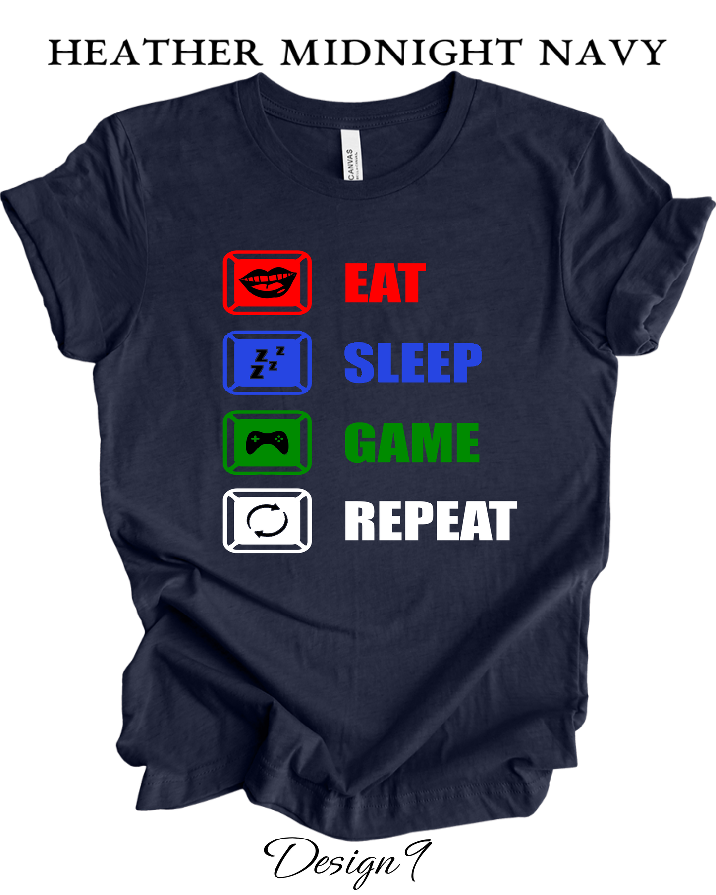 Custom Tee Unisex Crew Neck T-shirts | Video Gaming Inspired Tee
