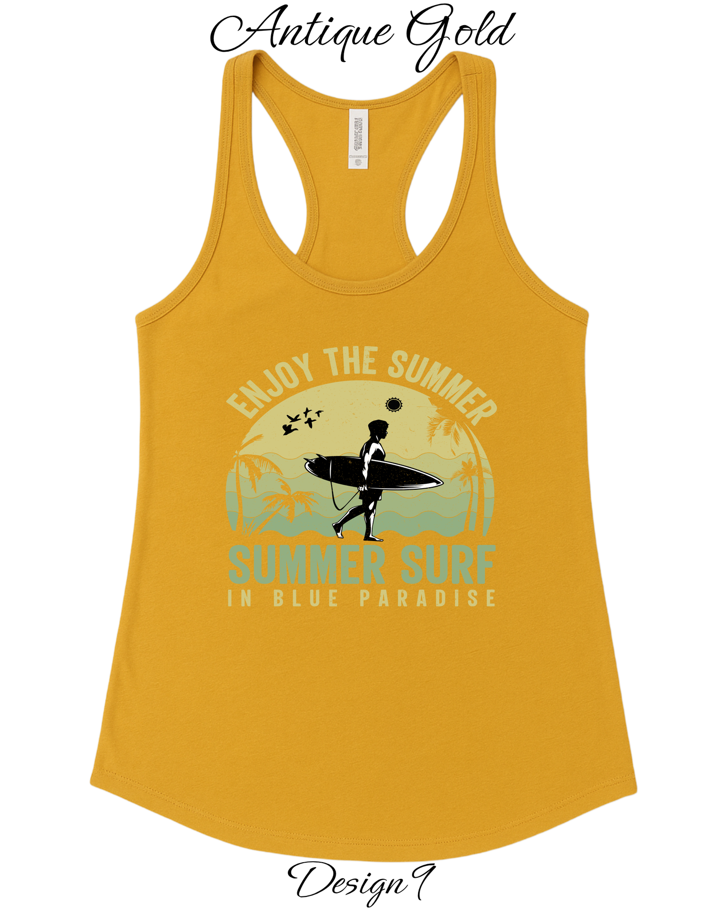 Custom Women's Tank Tops & Tees | Summer, Surfing, & Sunshine Inspired Tee