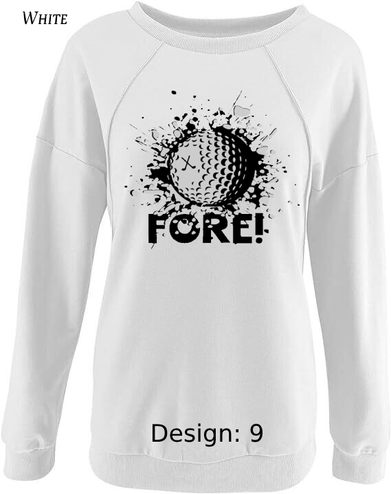 Sweatshirt Women's Golf Sweatshirt | Custom Sweatshirt