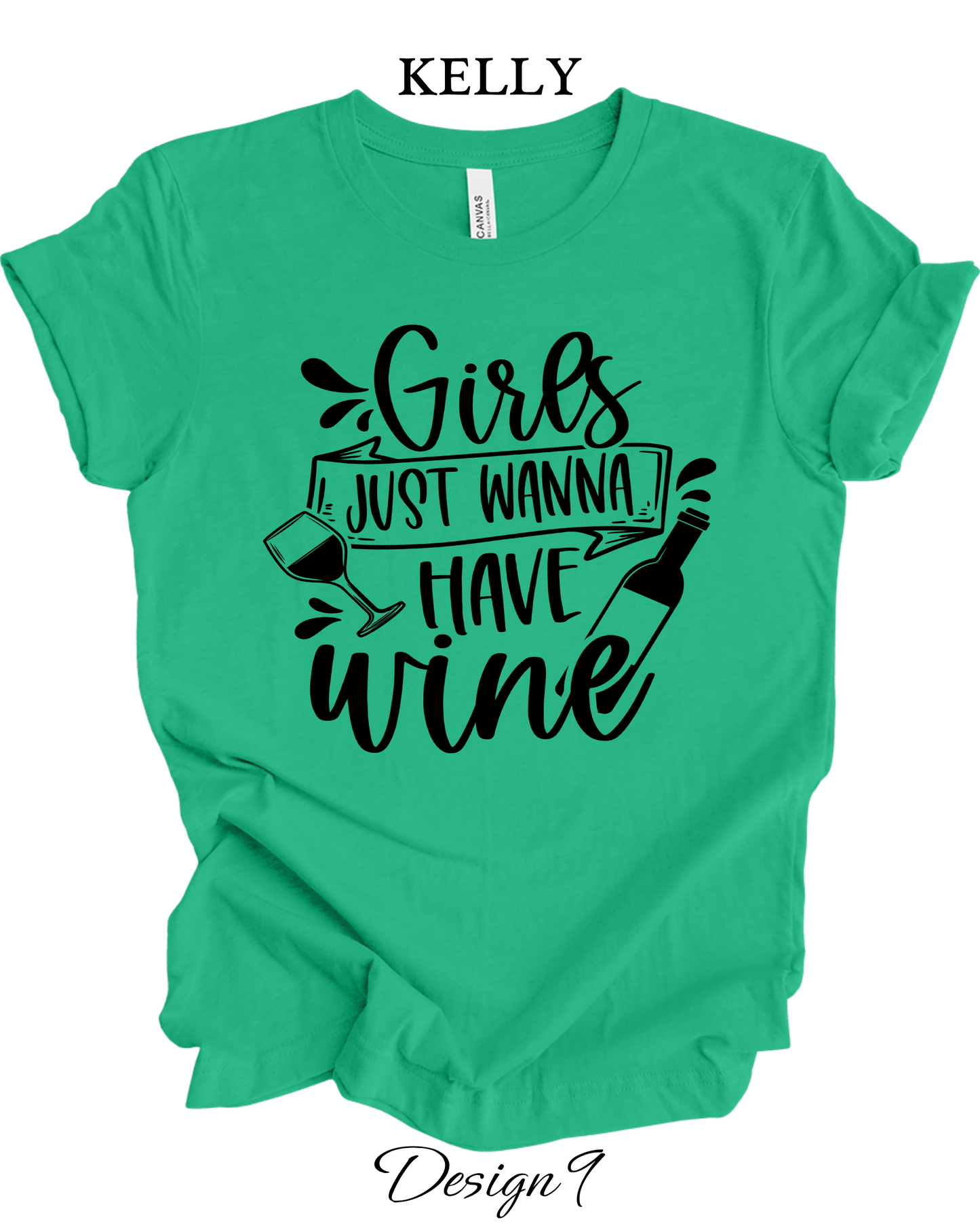 Custom Tee Unisex Crew Neck T-Shirts | Funny Wine Inspired Tee