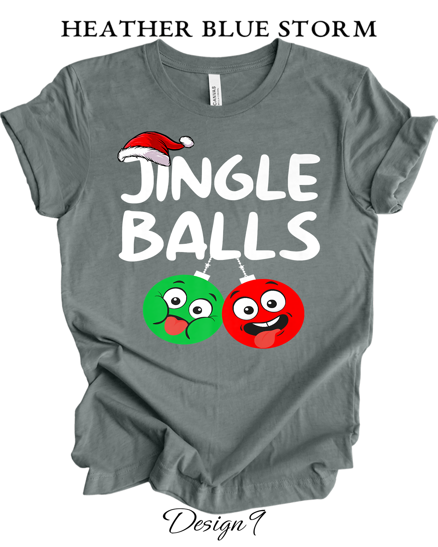 Custom Tee Unisex Crew Neck T-Shirts | Christmas Jingle Balls & Tinsel Tits Inspired Tee